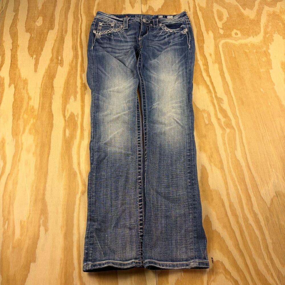 Vintage Y2K Miss Me Jeans – Straight Leg – Blue – Women’s 27